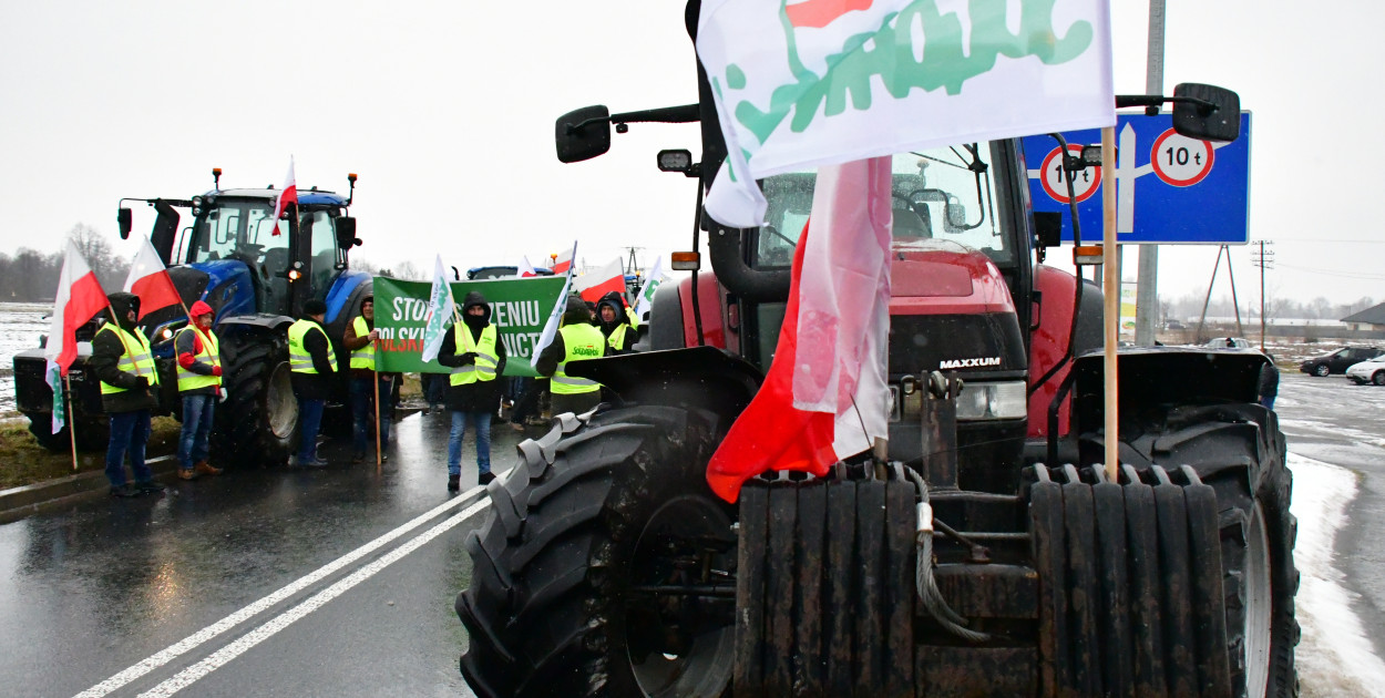 Rolnicy protestują, gm. Obsza mówi „Jesteśmy z Wami”