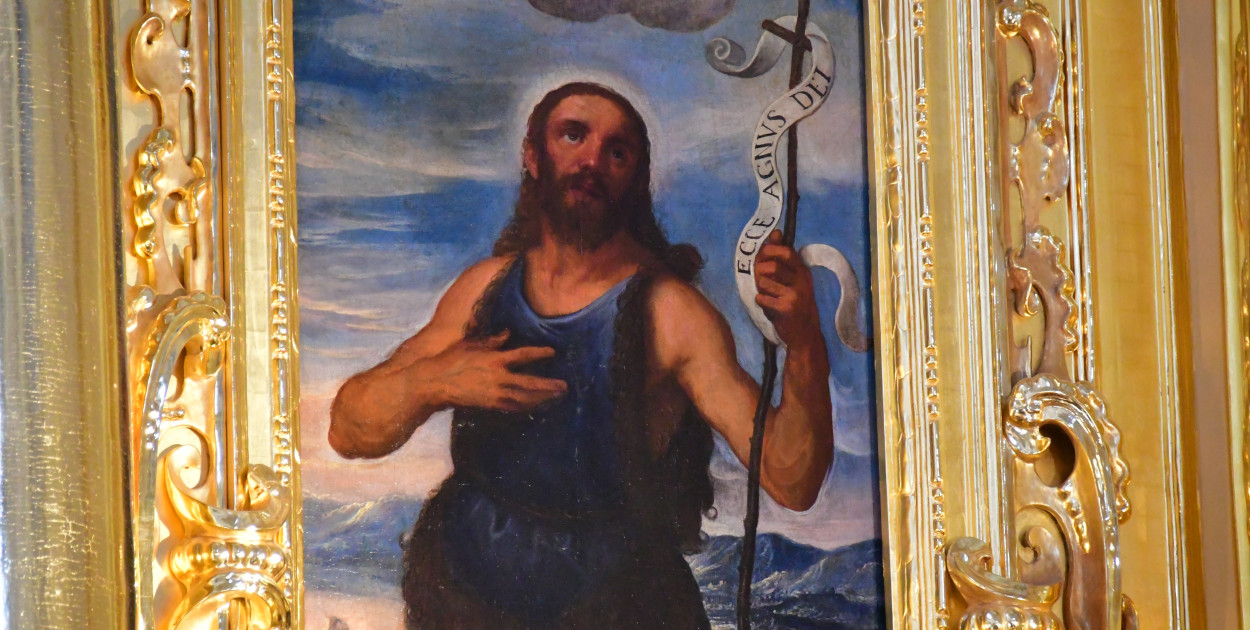 Jan wskazuje. Jezus zbawia