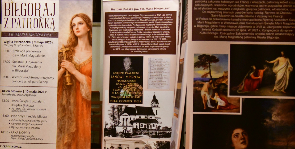 Jest program uroczystości nadania Biłgorajowi Patronki
