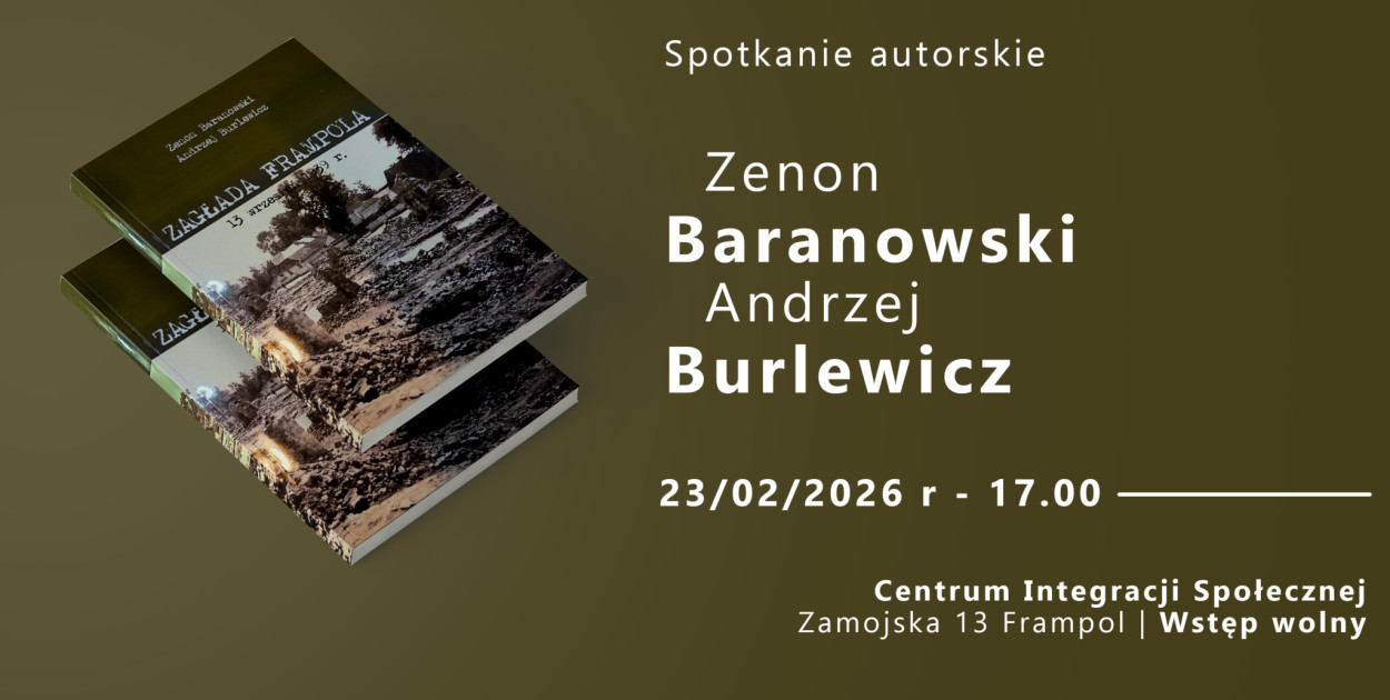 Świadectwo tragicznych dni. Zaproszenie na spotkanie autorskie we Frampolu