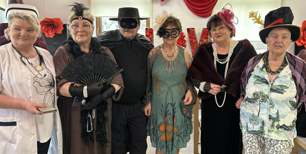 Bal karnawałowo-walentynkowy w Dziennym Domu Pomocy dla Seniorów w Biłgoraju