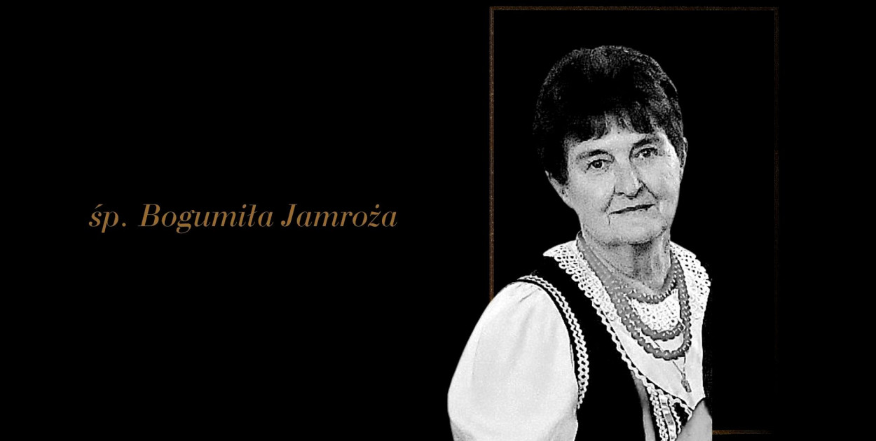 Odeszła Bogumiła Jamroża - przewodnicząca KGW „Zastawianki”