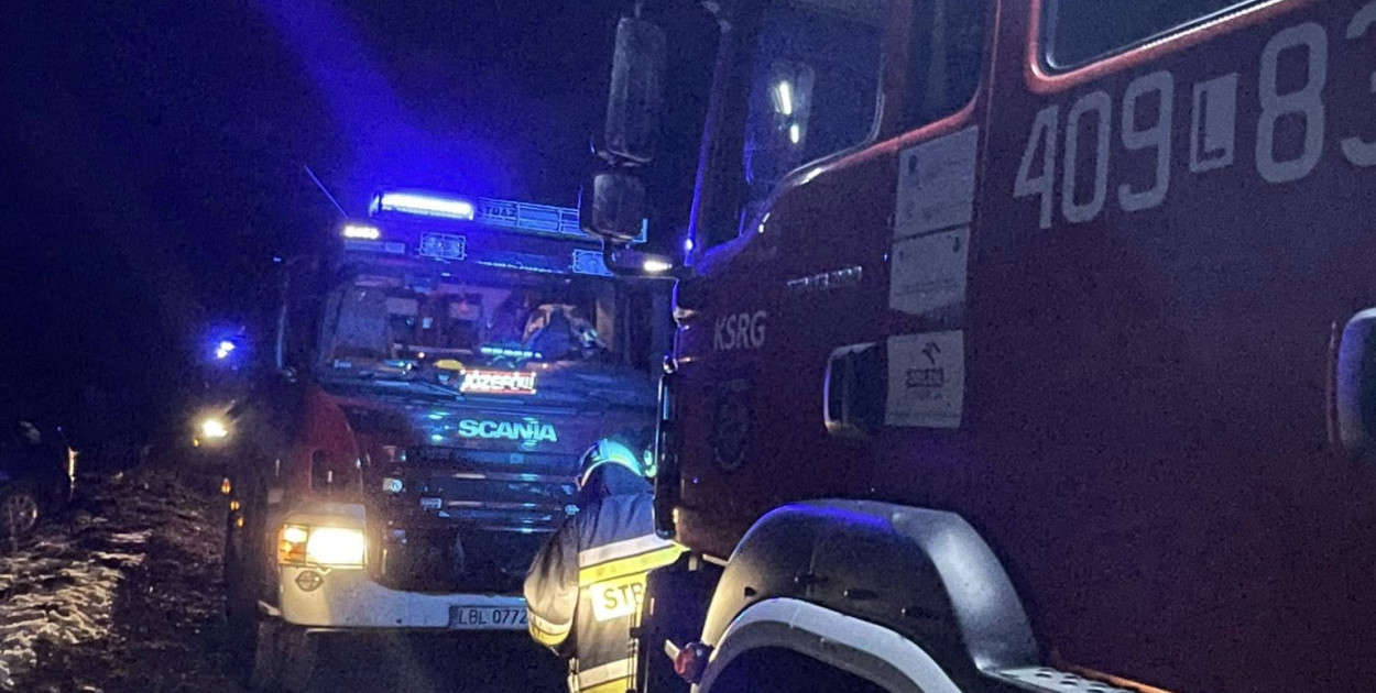 Strażacy gasili płonące jacuzzi w Samsonówce