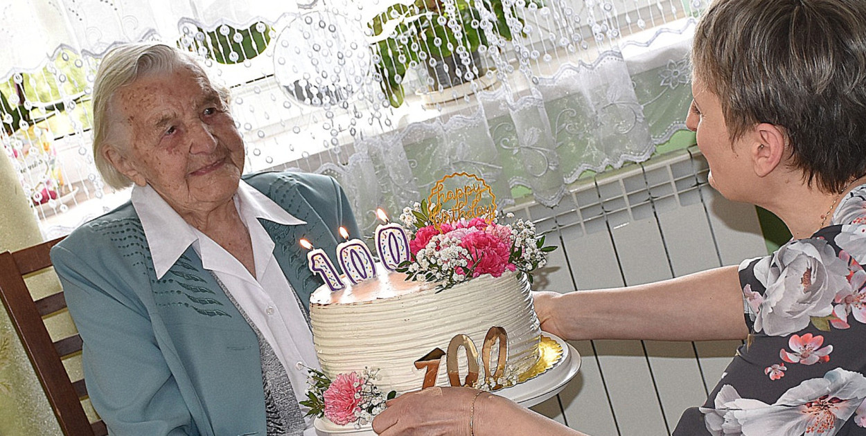 Jubileusz 100-lecia mieszkanki gminy Potok Górny