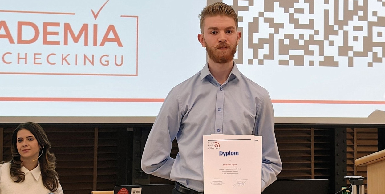 Uczeń ONZ-etu w finale Olimpiady Wiedzy o Mediach