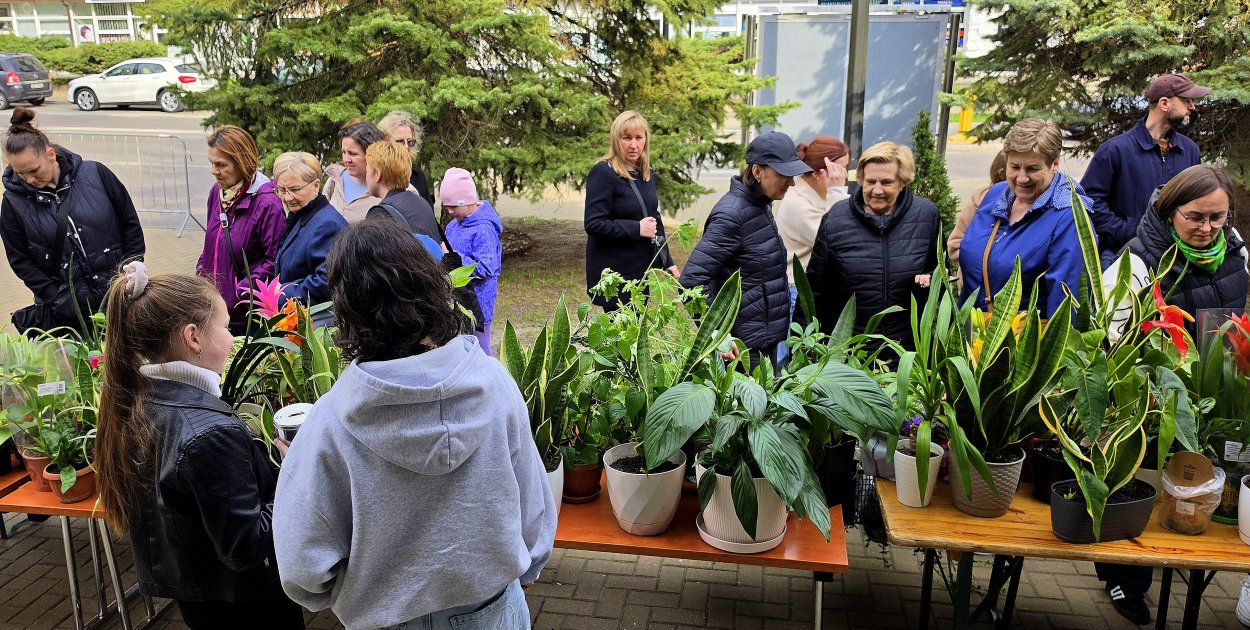 Wiosenny gest solidarności: Za nami charytatywny kiermasz roślin w Biłgoraju