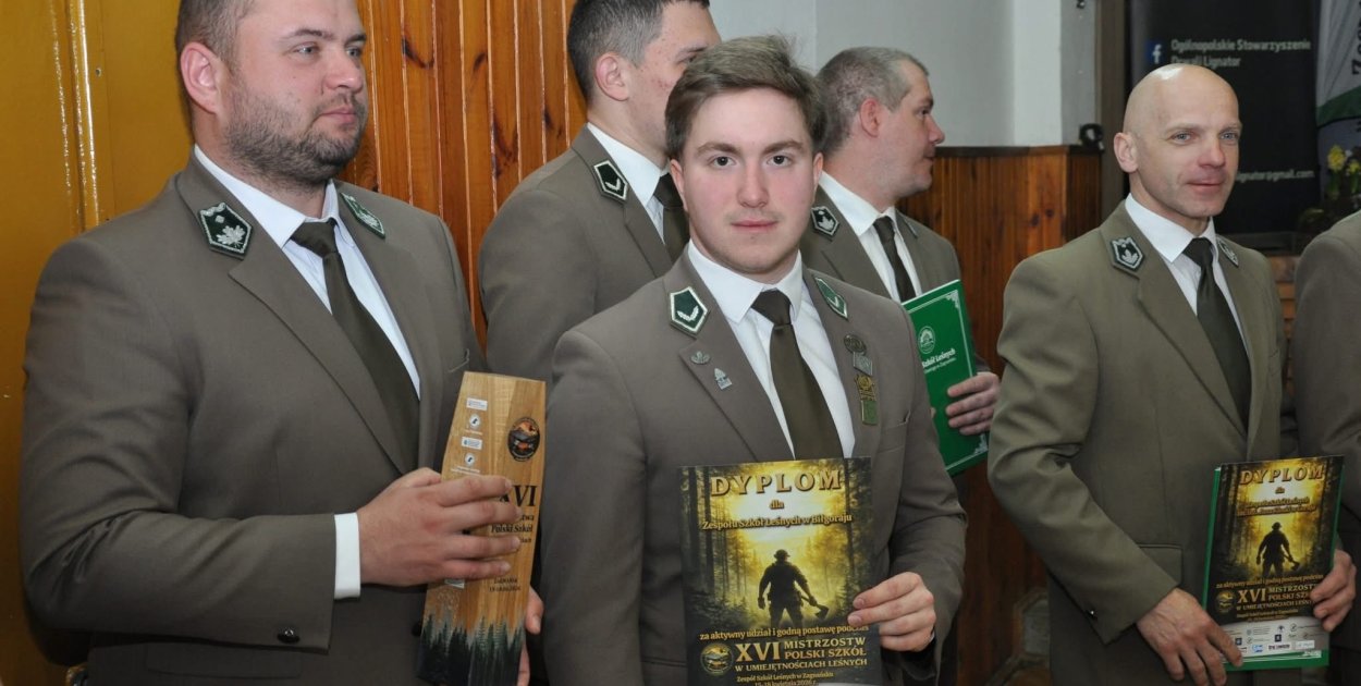 Biłgorajscy leśnicy na podium w Zagnańsku! Brąz dla ZSL w klasyfikacji ogólnej
