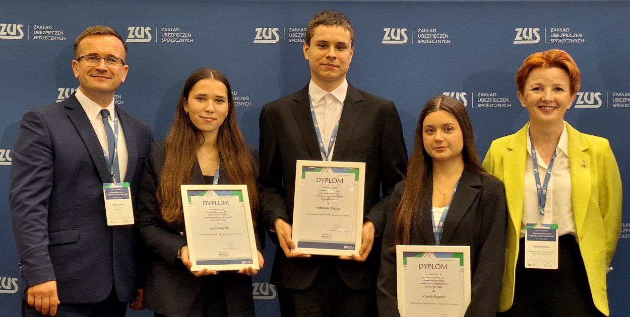 Uczniowie RCEZ w Biłgoraju finalistami Olimpiady ZUS
